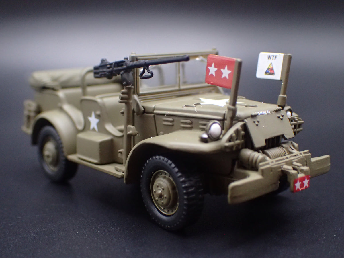 WWII DODGE WC57 COMMAND CAR ARMY MILITARY 1:64 SCALE DIECAST MODEL CAR