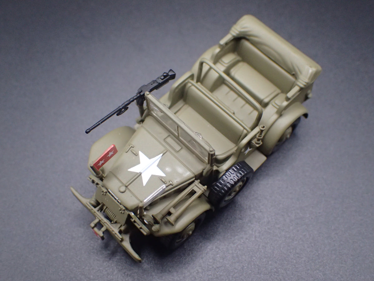 WWII DODGE WC57 COMMAND CAR ARMY MILITARY 1:64 SCALE DIECAST MODEL CAR