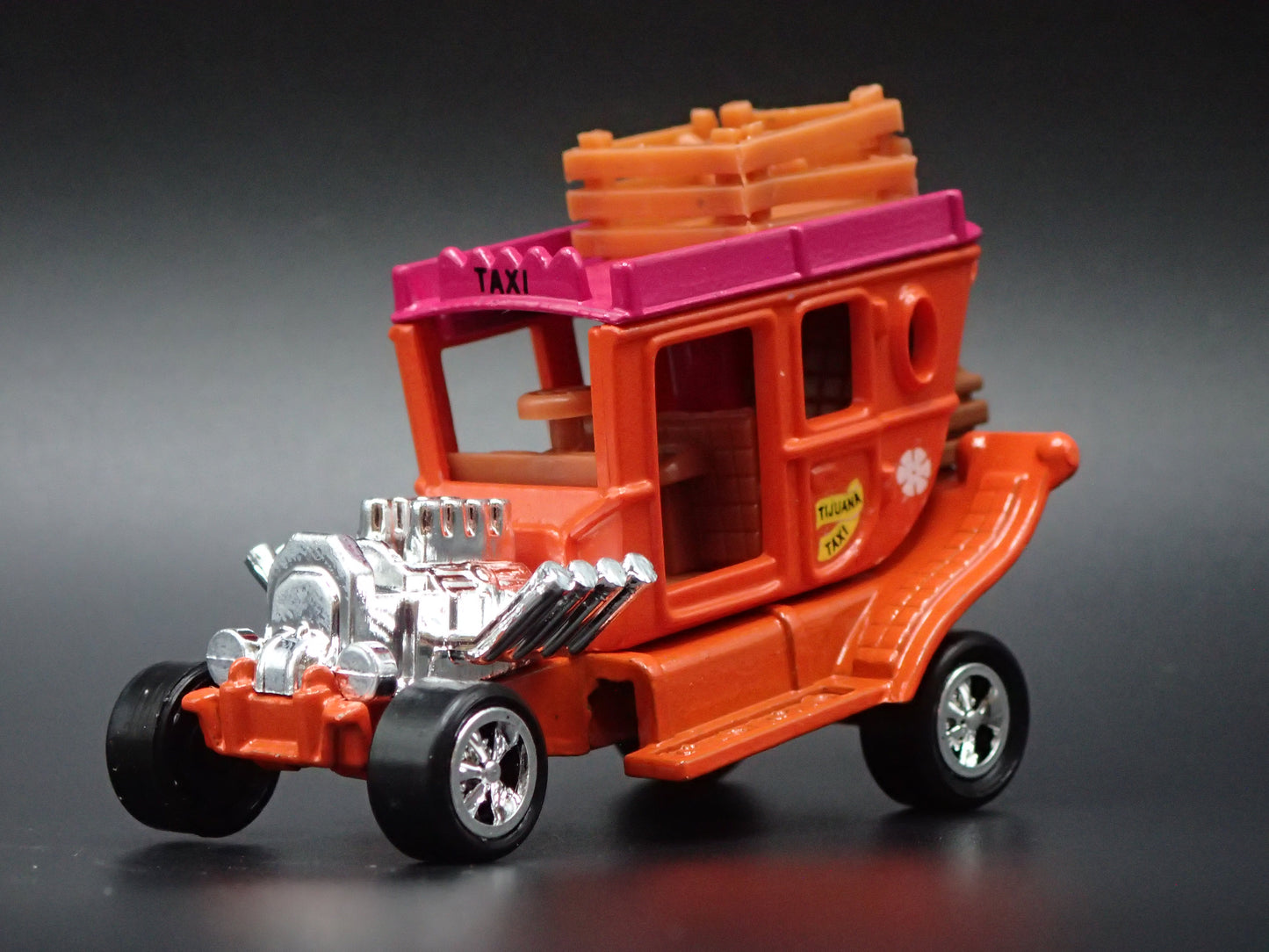 TIJUANA TAXI TOM DANIELS CUSTOM 1:64 SCALE COLLECTIBLE DIORAMA DIECAST MODEL CAR