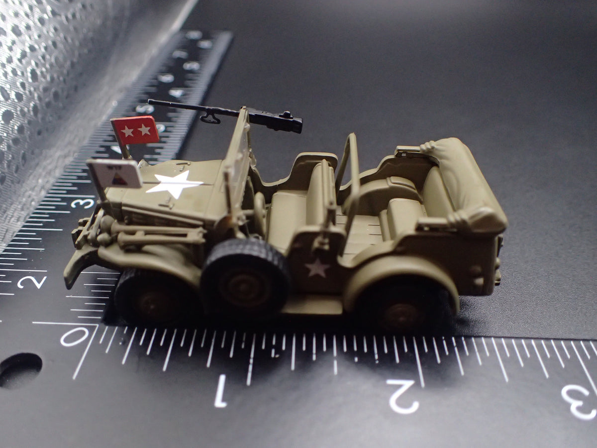 WWII DODGE WC57 COMMAND CAR ARMY MILITARY 1:64 SCALE DIECAST MODEL CAR