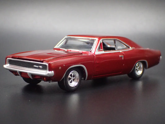 1968 68 DODGE CHARGER RED 1:64 SCALE COLLECTIBLE DIECAST MODEL CAR