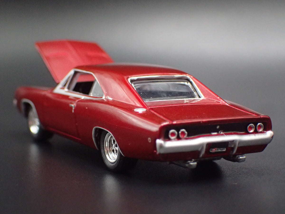 1968 68 DODGE CHARGER RED 1:64 SCALE COLLECTIBLE DIECAST MODEL CAR