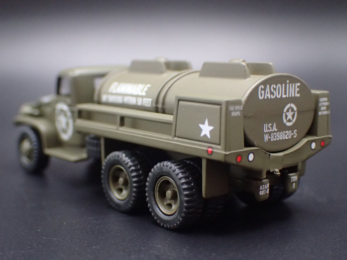 WWII CCKW 6X6 GASOLINE TANKER TRUCK 1:87 COLLECTIBLE DIORAMA DIECAST MODEL CAR