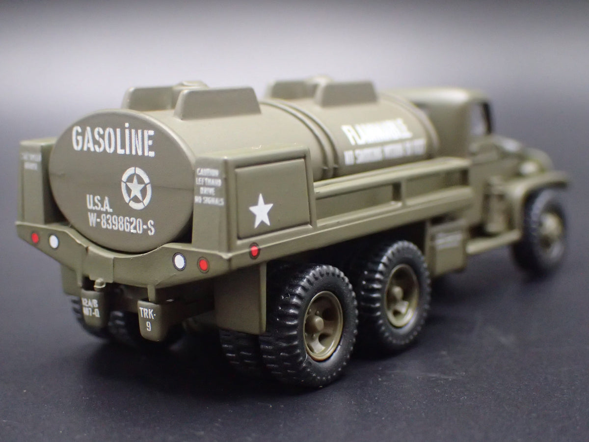 WWII CCKW 6X6 GASOLINE TANKER TRUCK 1:87 COLLECTIBLE DIORAMA DIECAST MODEL CAR