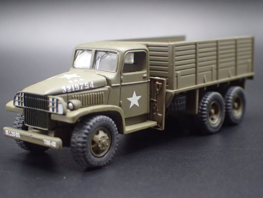 WWII GMC CCKW 2.5 TON 6X6 TRUCK MILITARY RARE 1:87 SCALE DIORAMA DIECAST MODEL CAR