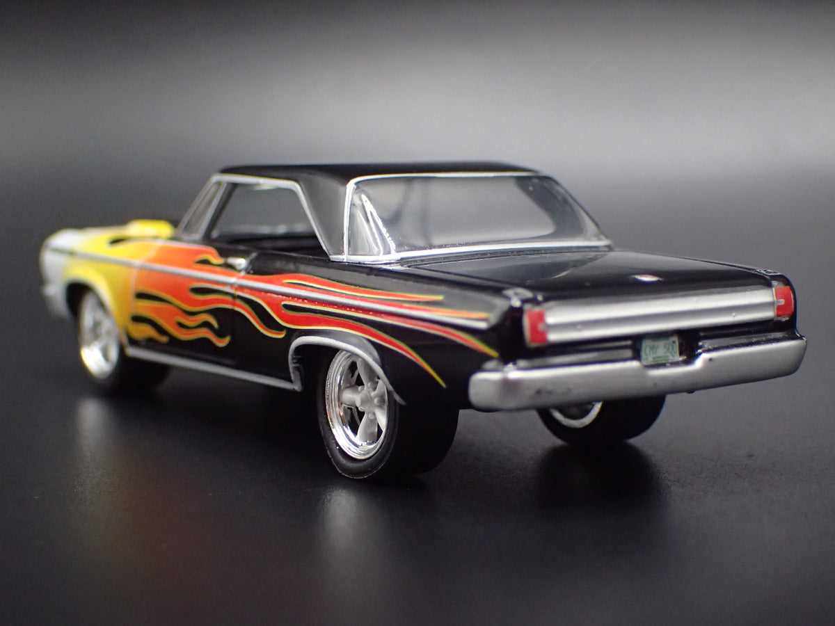 1965 65 DODGE CORONET BLACK 1/64 SCALE COLLECTIBLE DIECAST MODEL CAR