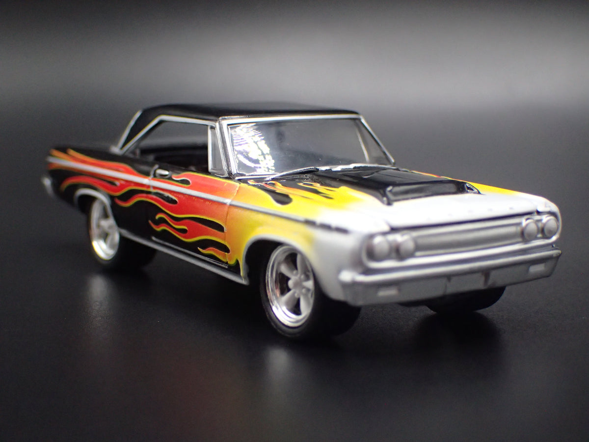 1965 65 DODGE CORONET BLACK 1/64 SCALE COLLECTIBLE DIECAST MODEL CAR