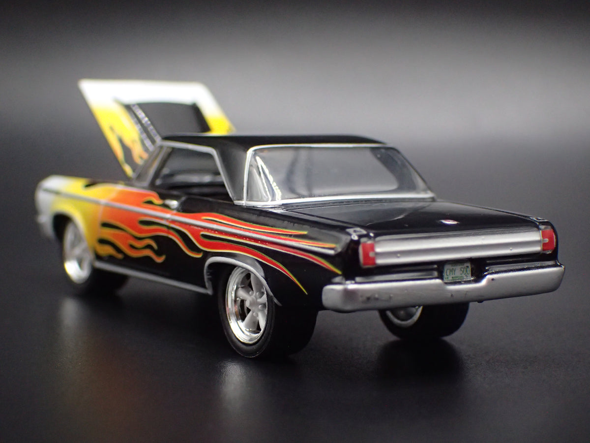 1965 65 DODGE CORONET BLACK 1/64 SCALE COLLECTIBLE DIECAST MODEL CAR