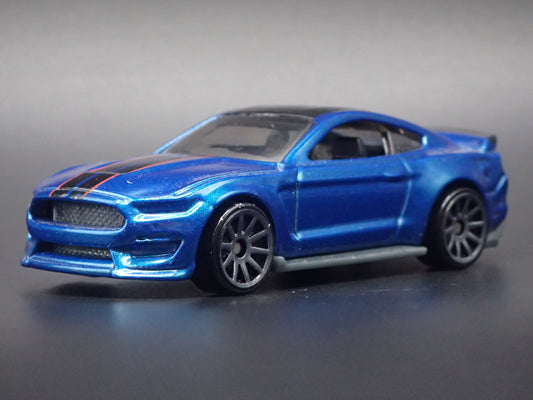 2015-2023 FORD MUSTANG SHELBY GT350R BLUE 1/64 SCALE DIORAMA DIECAST MODEL CAR