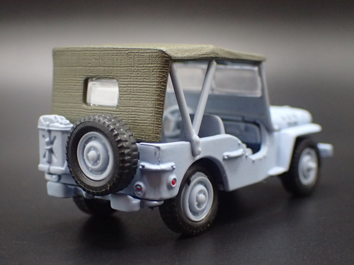 WWII WILLYS MB JEEP MILITARY NAVY PEARL HARBOR 1:64 SCALE DIORAMA DIECAST MODEL CAR