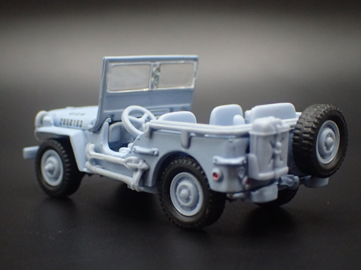 WWII WILLYS MB JEEP MILITARY NAVY PEARL HARBOR 1:64 SCALE DIORAMA DIECAST MODEL CAR