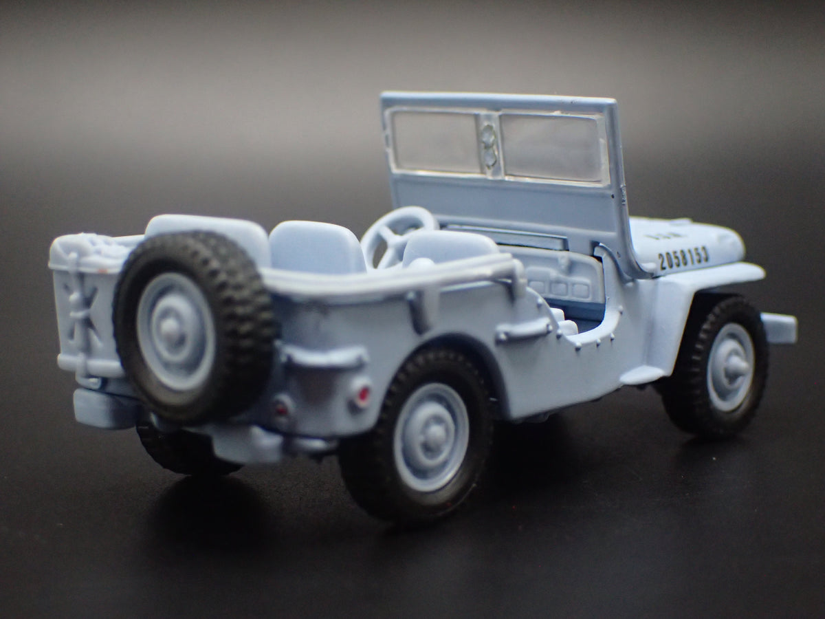 WWII WILLYS MB JEEP MILITARY NAVY PEARL HARBOR 1:64 SCALE DIORAMA DIECAST MODEL CAR