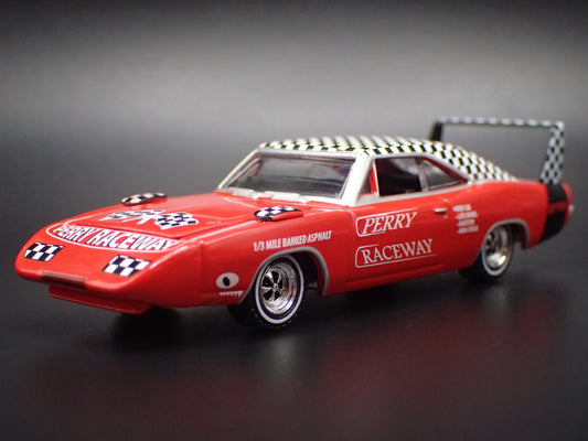 1969 69 DODGE CHARGER DAYTONA 1:64 SCALE PERRY RACEWAY DIECAST MODEL CAR