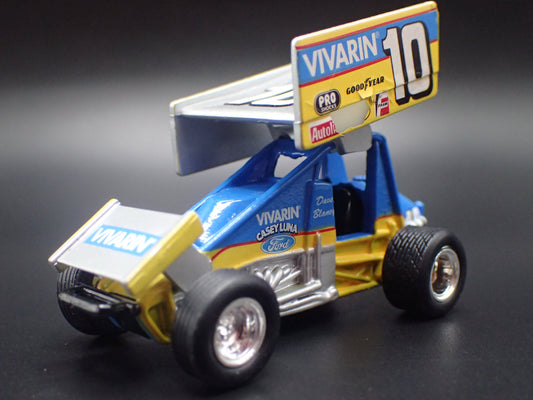 SPRINT CAR #10 DAVE BLANEY VIVARIN 1:64 SCALE DIORAMA DIECAST MODEL CAR