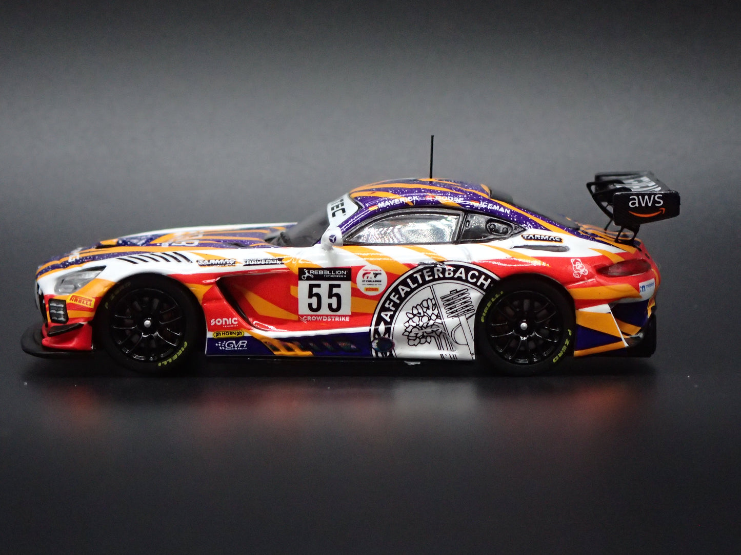 MERCEDES-BENZ AMG GT3 22' GRUPPEM RACING 1:64 SCALE DIECAST MODEL CAR