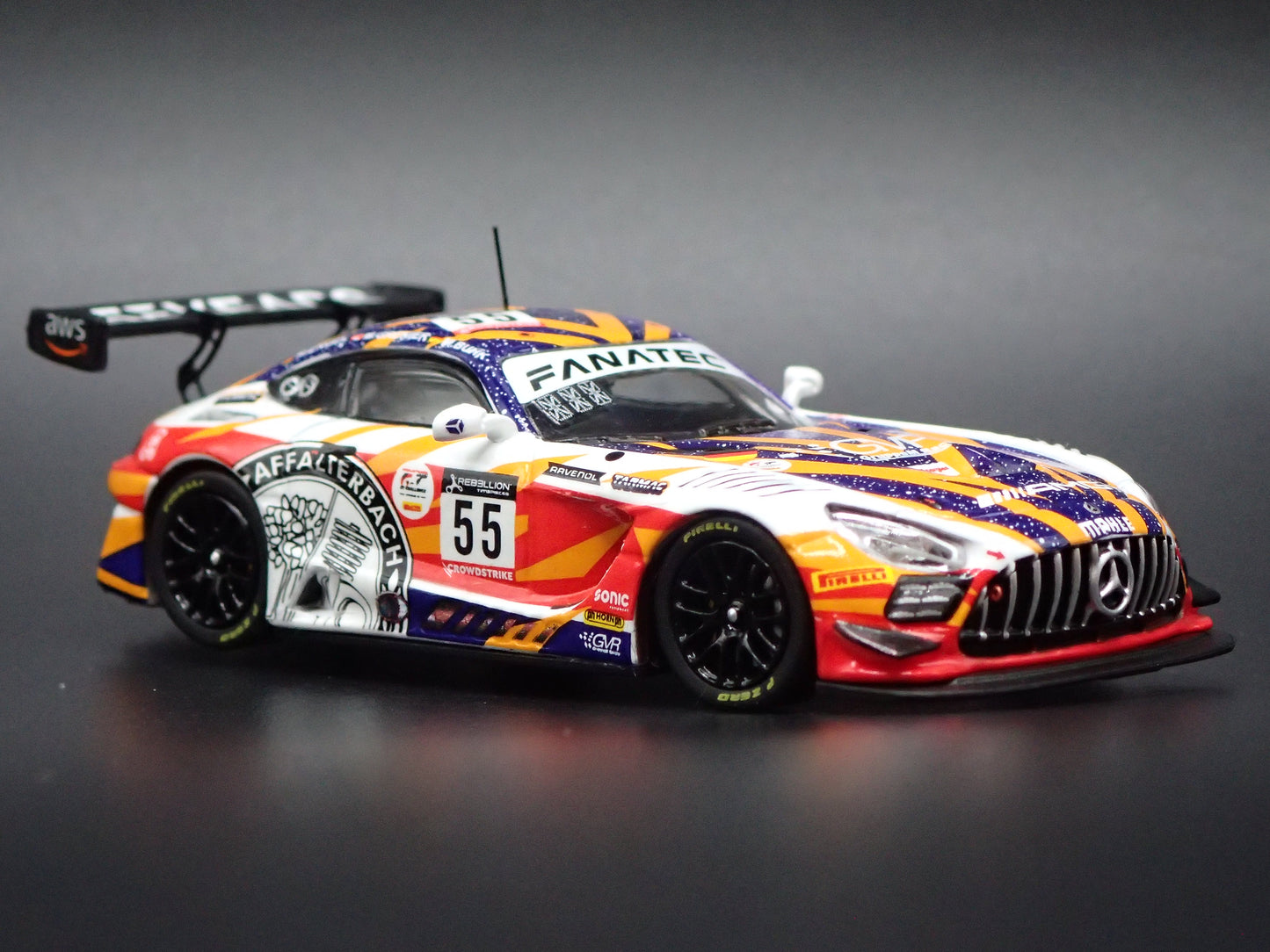 MERCEDES-BENZ AMG GT3 22' GRUPPEM RACING 1:64 SCALE DIECAST MODEL CAR