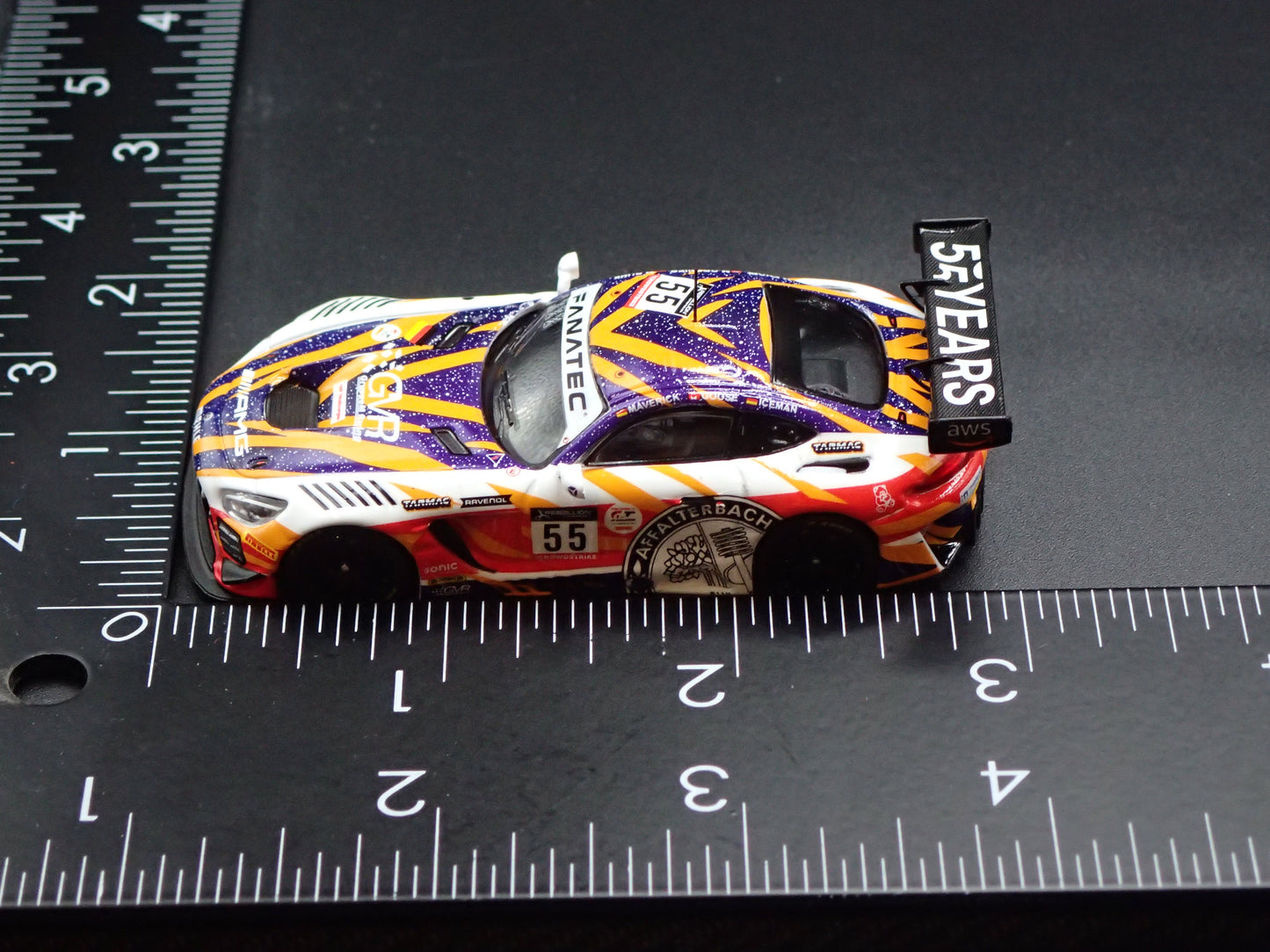 MERCEDES-BENZ AMG GT3 22' GRUPPEM RACING 1:64 SCALE DIECAST MODEL CAR