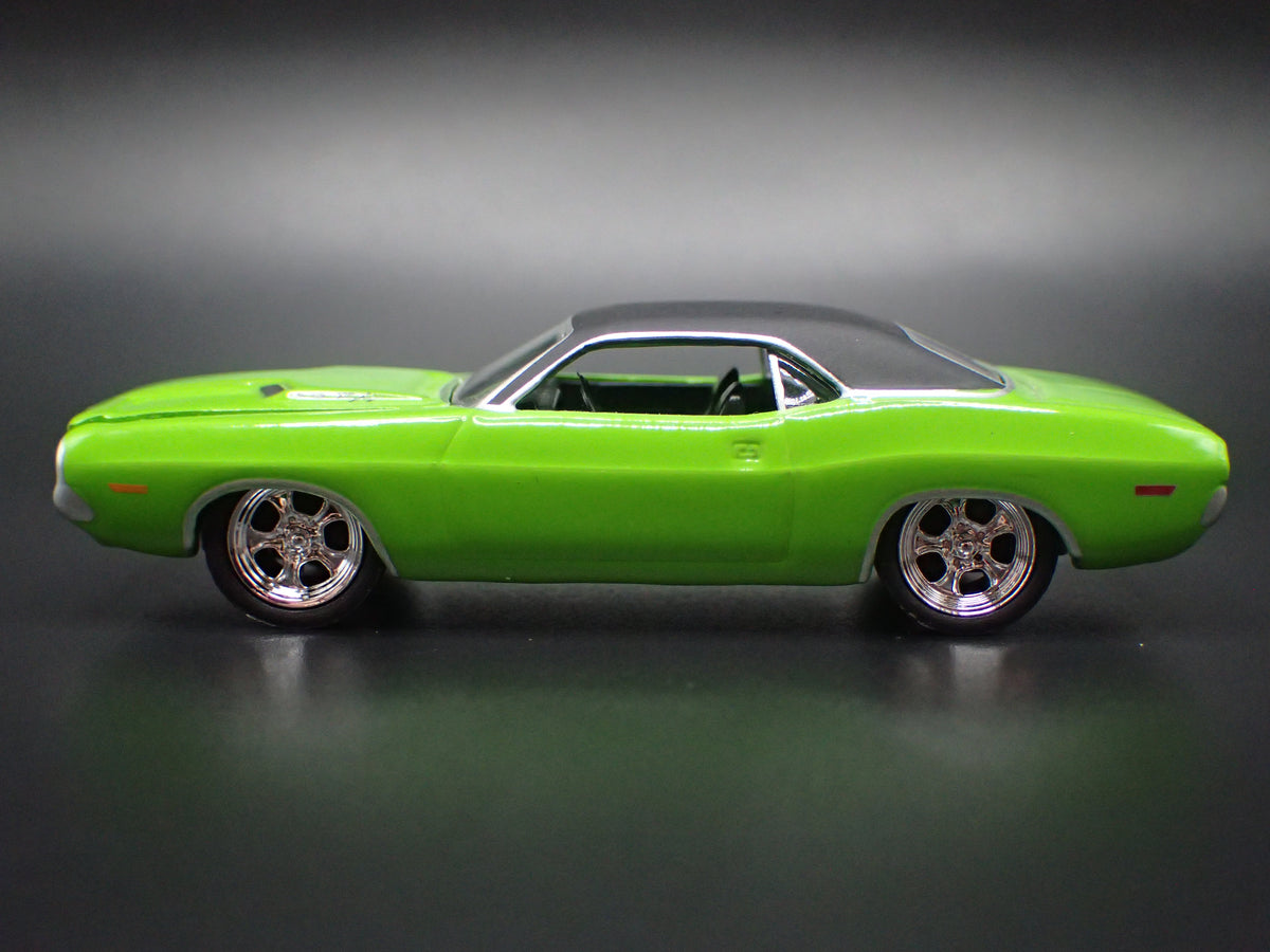 1970 70 DODGE CHALLENGER GREEN 1:64 SCALE COLLECTIBLE DIECAST MODEL CAR