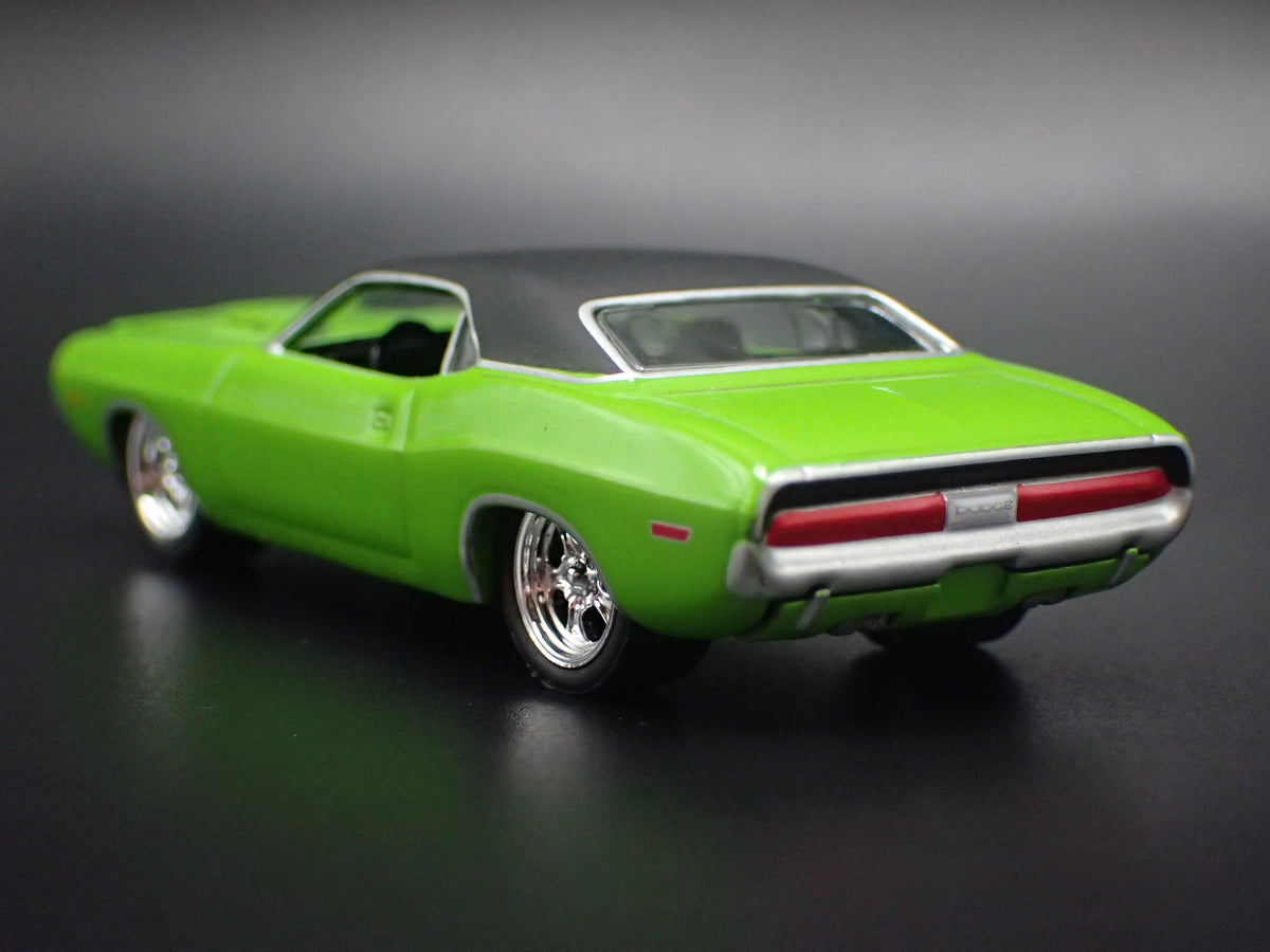 1970 70 DODGE CHALLENGER GREEN 1:64 SCALE COLLECTIBLE DIECAST MODEL CAR
