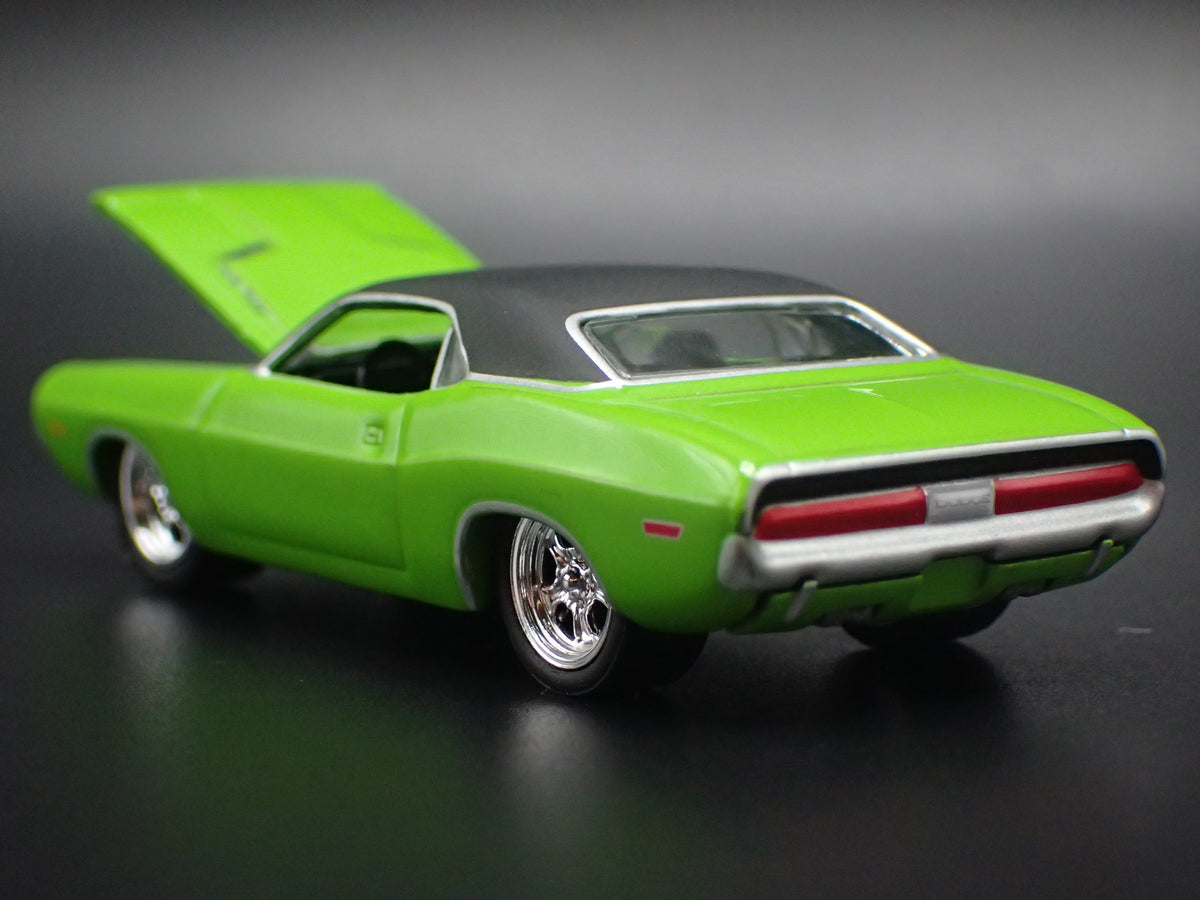 1970 70 DODGE CHALLENGER GREEN 1:64 SCALE COLLECTIBLE DIECAST MODEL CAR