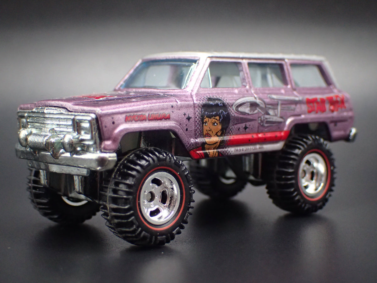 1980-1991 JEEP WAGONEER STAR TREK PURPLE 1:64 SCALE DIECAST MODEL CAR