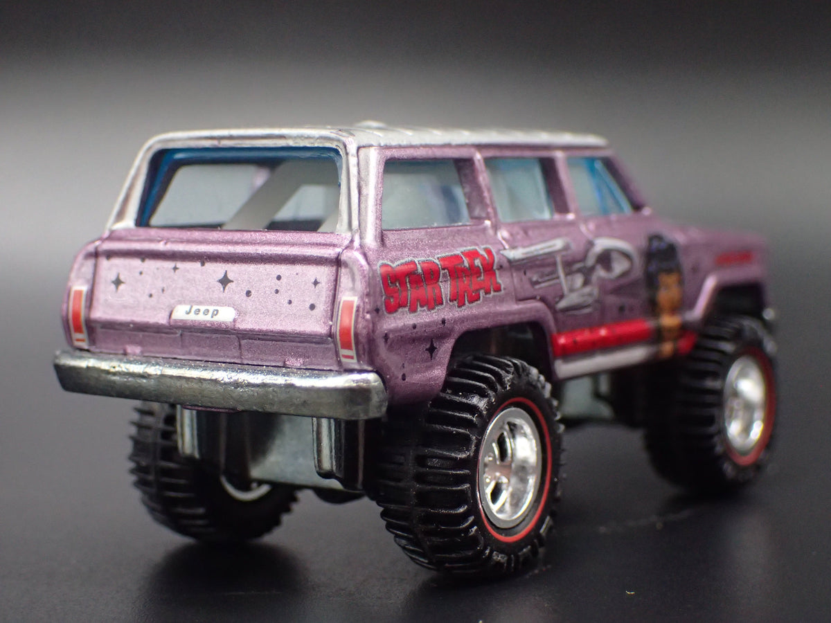 1980-1991 JEEP WAGONEER STAR TREK PURPLE 1:64 SCALE DIECAST MODEL CAR