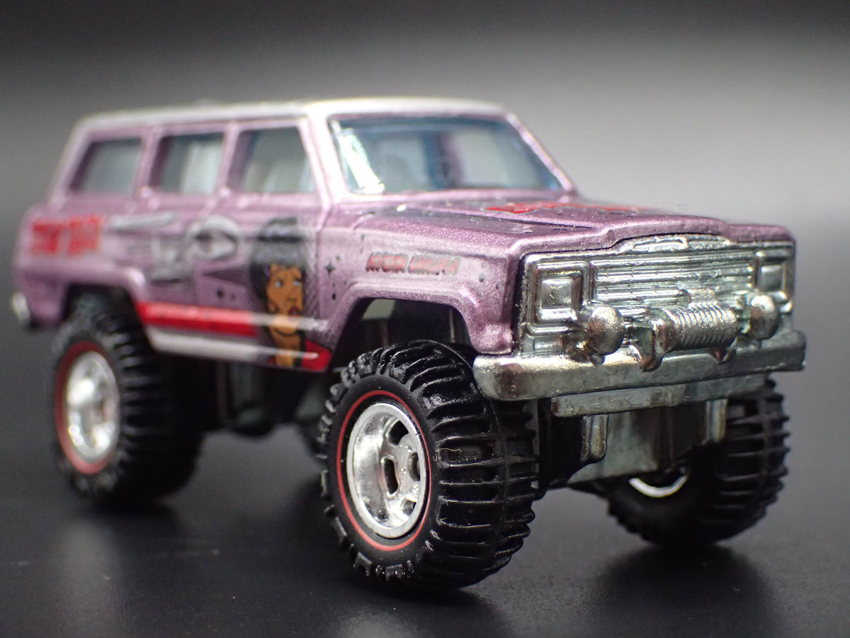 1980-1991 JEEP WAGONEER STAR TREK PURPLE 1:64 SCALE DIECAST MODEL CAR