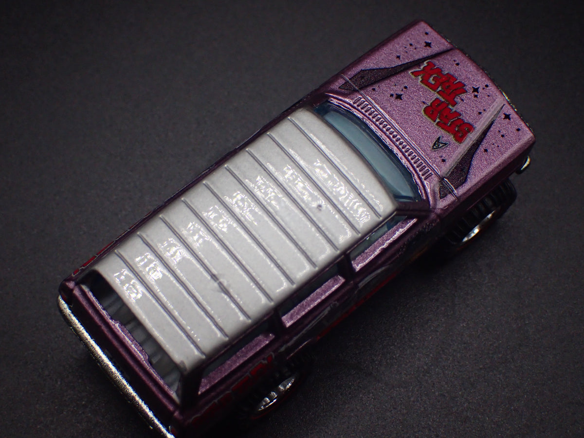 1980-1991 JEEP WAGONEER STAR TREK PURPLE 1:64 SCALE DIECAST MODEL CAR
