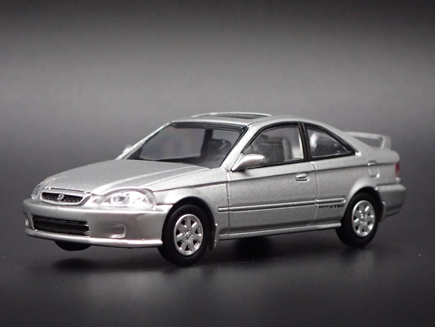 1996-2000 HONDA CIVIC SI EMI SILVER 1/64 SCALE COLLECTIBLE DIECAST MODEL CAR