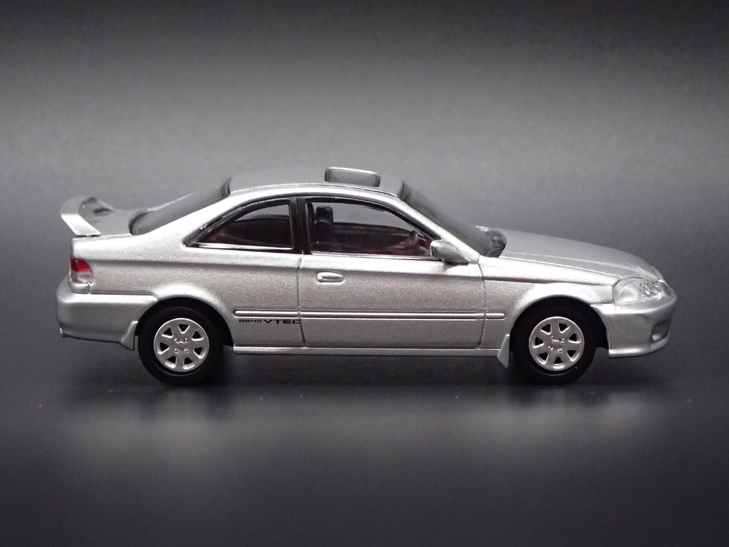 1996-2000 HONDA CIVIC SI EMI SILVER 1/64 SCALE COLLECTIBLE DIECAST MODEL CAR