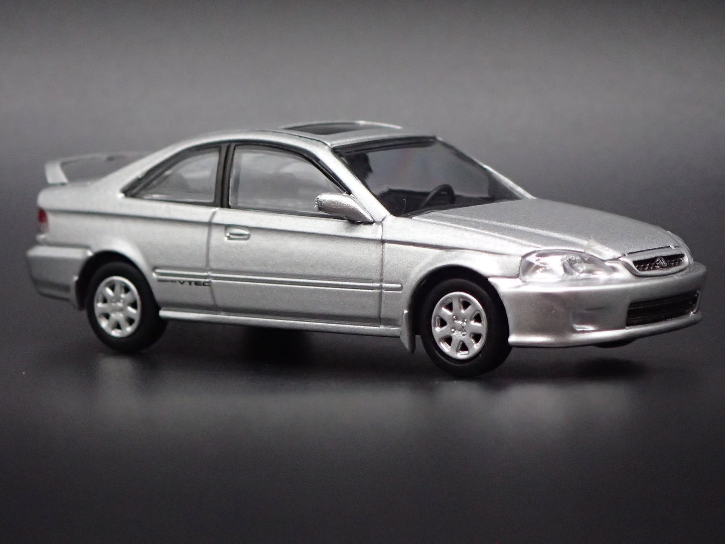 1996-2000 HONDA CIVIC SI EMI SILVER 1/64 SCALE COLLECTIBLE DIECAST MODEL CAR
