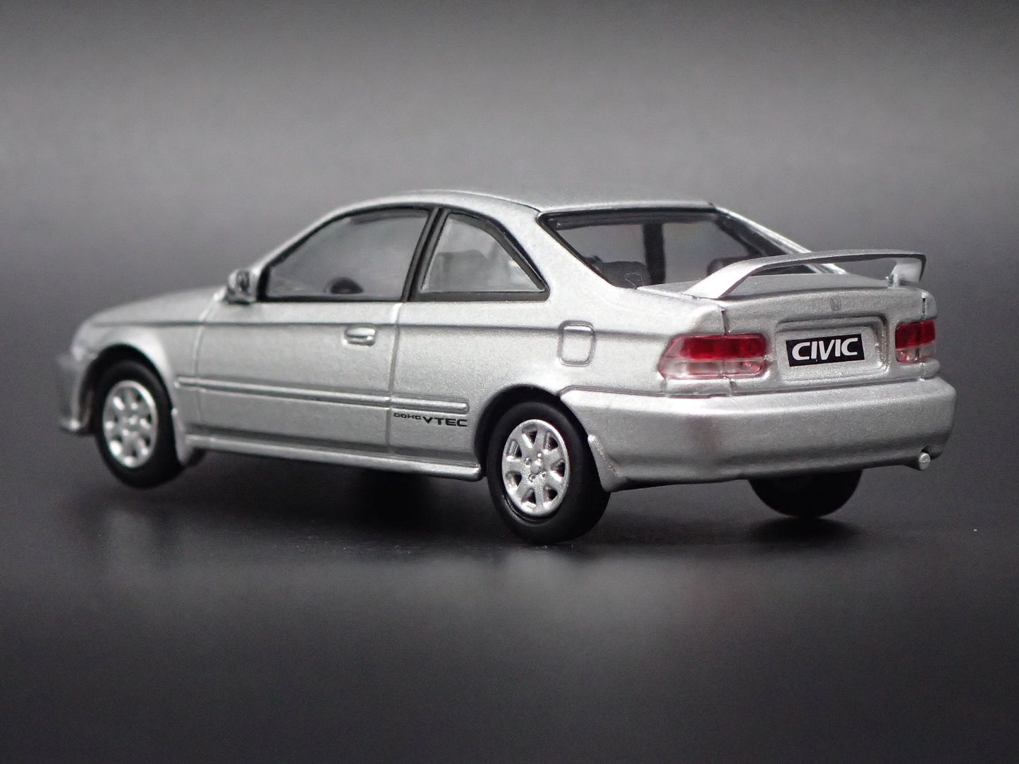 1996-2000 HONDA CIVIC SI EMI SILVER 1/64 SCALE COLLECTIBLE DIECAST MODEL CAR