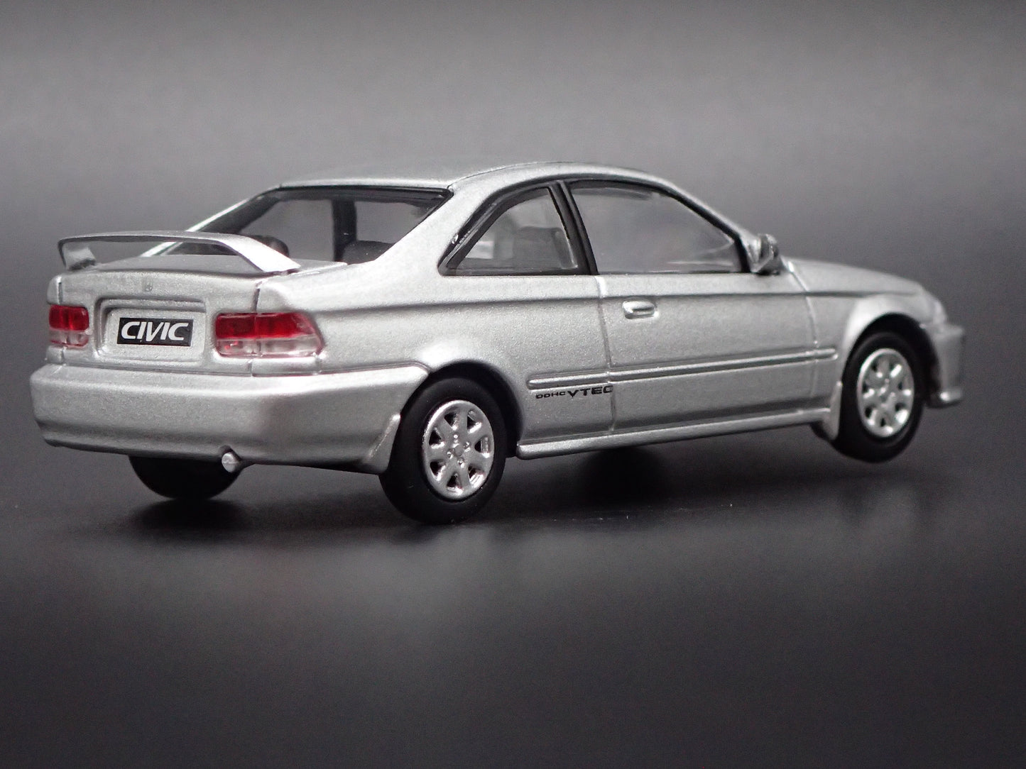 1996-2000 HONDA CIVIC SI EMI SILVER 1/64 SCALE COLLECTIBLE DIECAST MODEL CAR