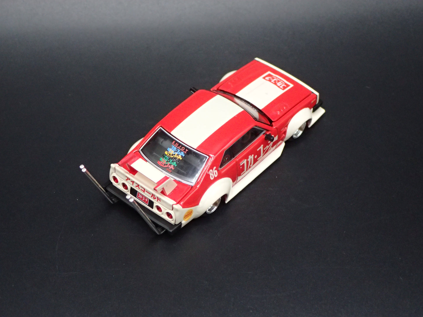 NISSAN SKYLINE C210 KAIDO RACER COCA COLA RED 1:64 SCALE DIECAST MODEL CAR