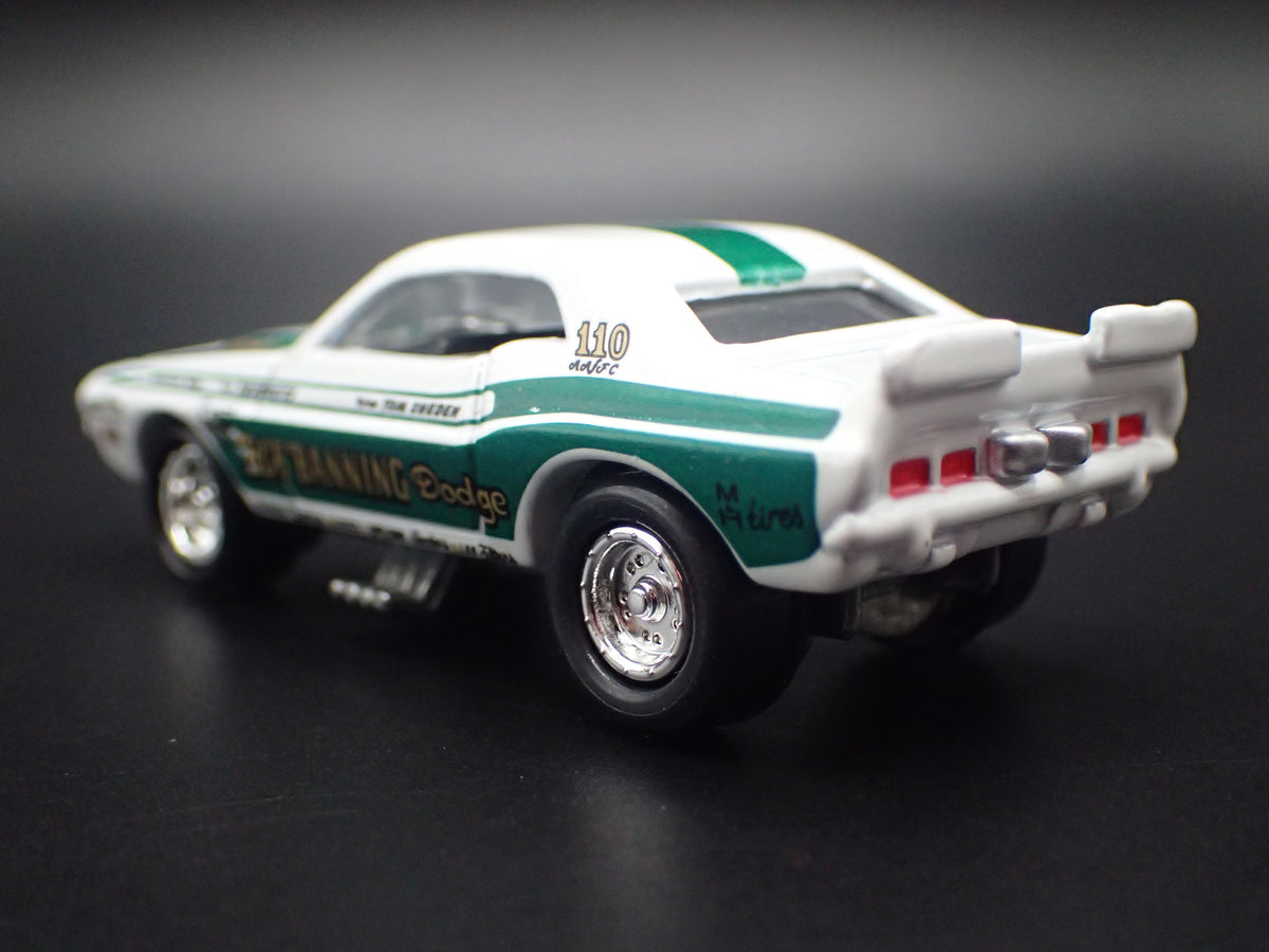 1972 72 DODGE CHALLENGER FUNNY CAR NHRA BOB BANNING 1:64 SCALE DIECAST MODEL CAR