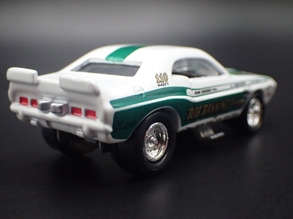 1972 72 DODGE CHALLENGER FUNNY CAR NHRA BOB BANNING 1:64 SCALE DIECAST MODEL CAR