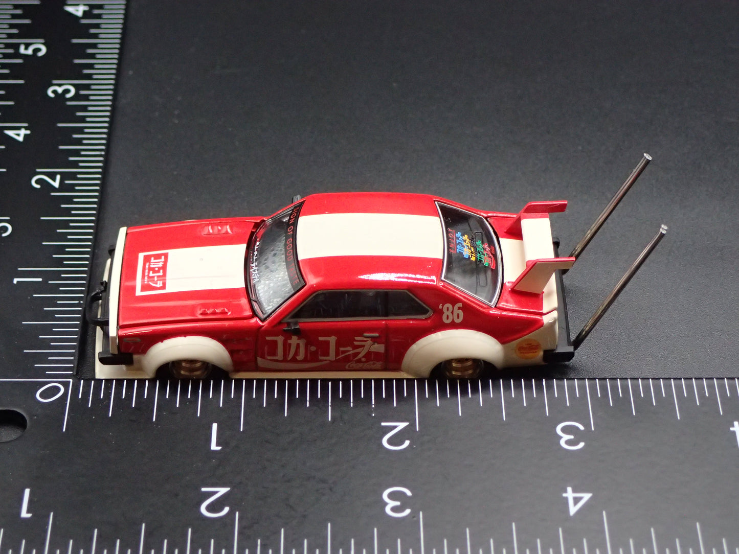NISSAN SKYLINE C210 KAIDO RACER COCA COLA RED 1:64 SCALE DIECAST MODEL CAR