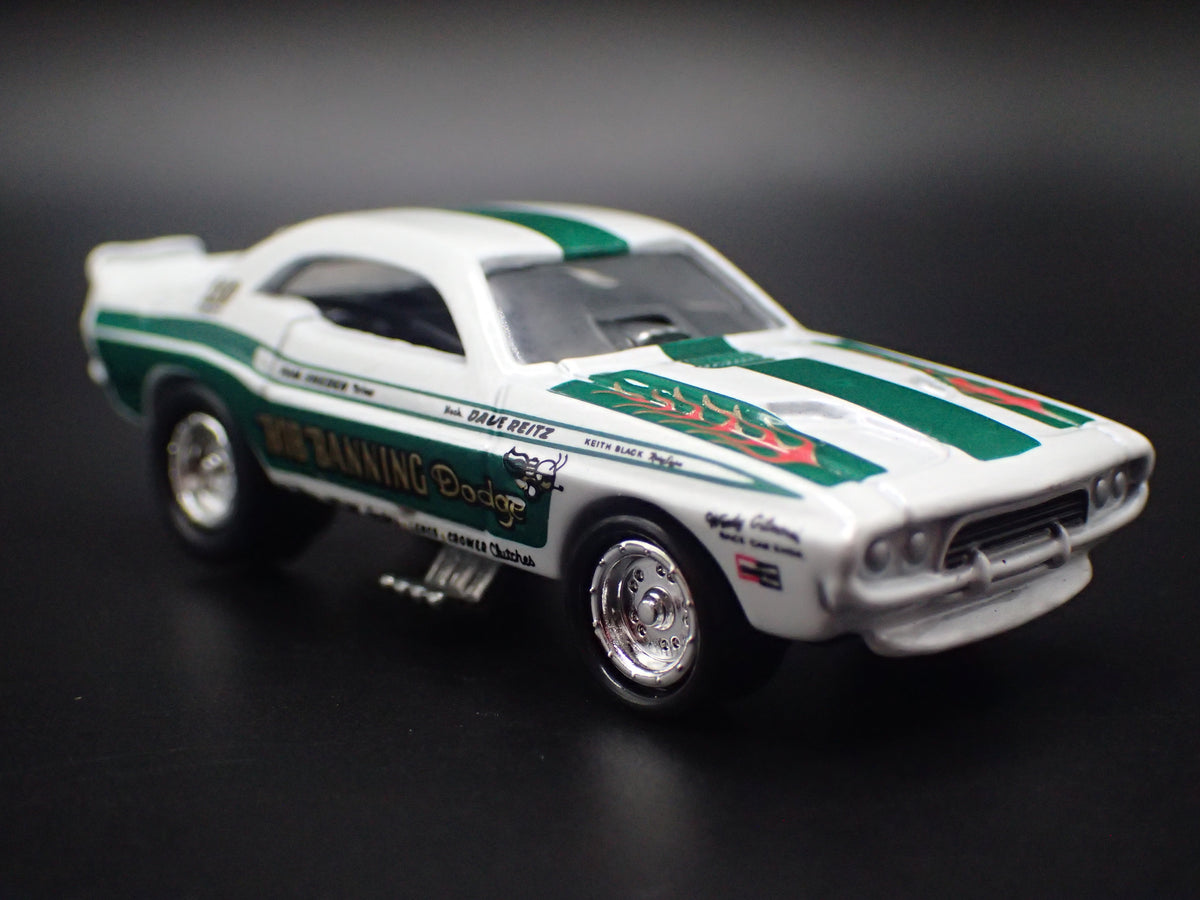 1972 72 DODGE CHALLENGER FUNNY CAR NHRA BOB BANNING 1:64 SCALE DIECAST MODEL CAR