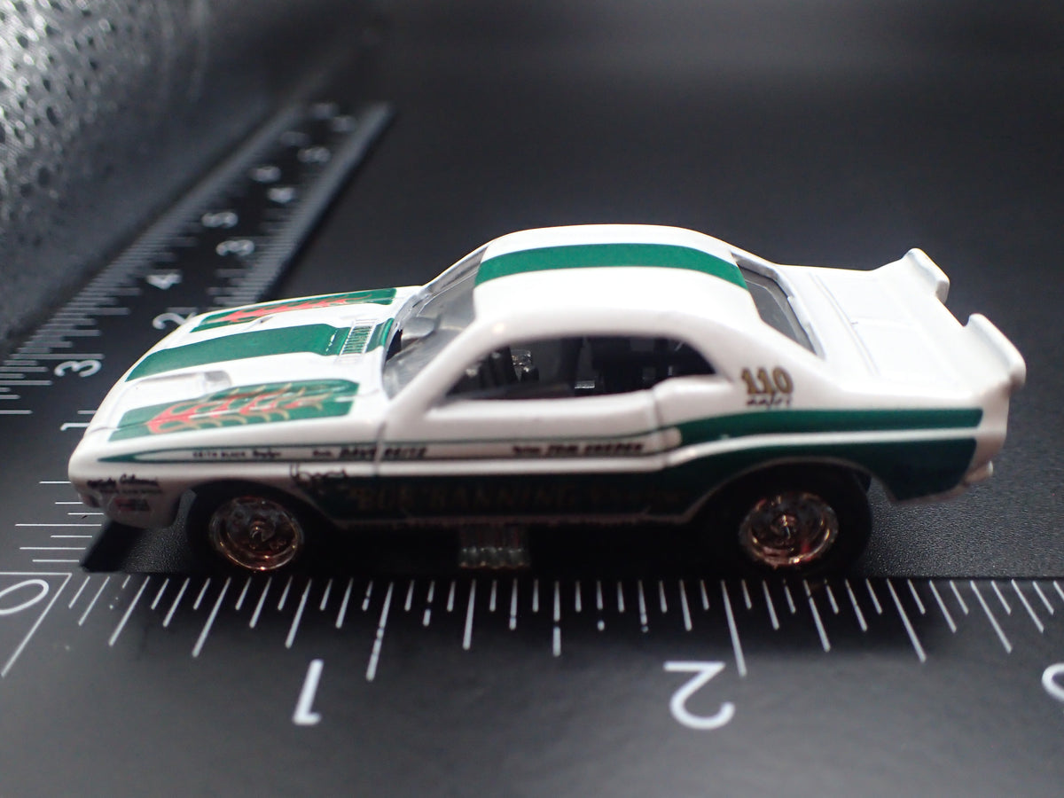 1972 72 DODGE CHALLENGER FUNNY CAR NHRA BOB BANNING 1:64 SCALE DIECAST MODEL CAR