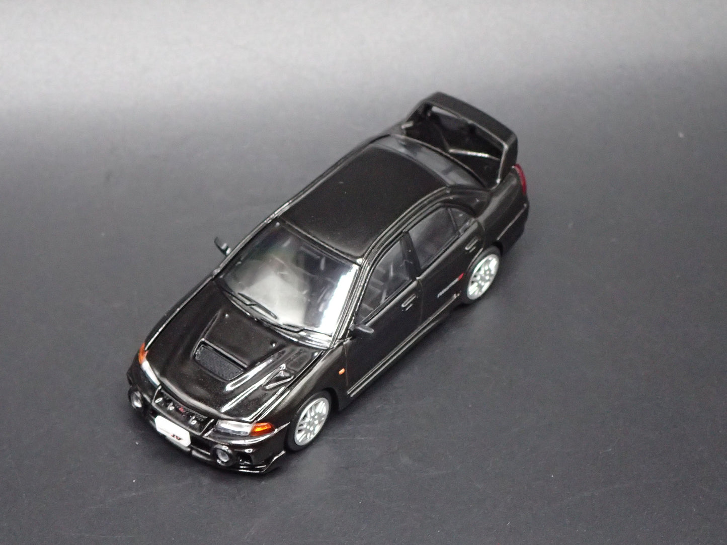 1996-1998 MITSUBISHI LANCER EVOLUTION EVO IV BLACK 1:64 SCALE DIECAST MODEL CAR