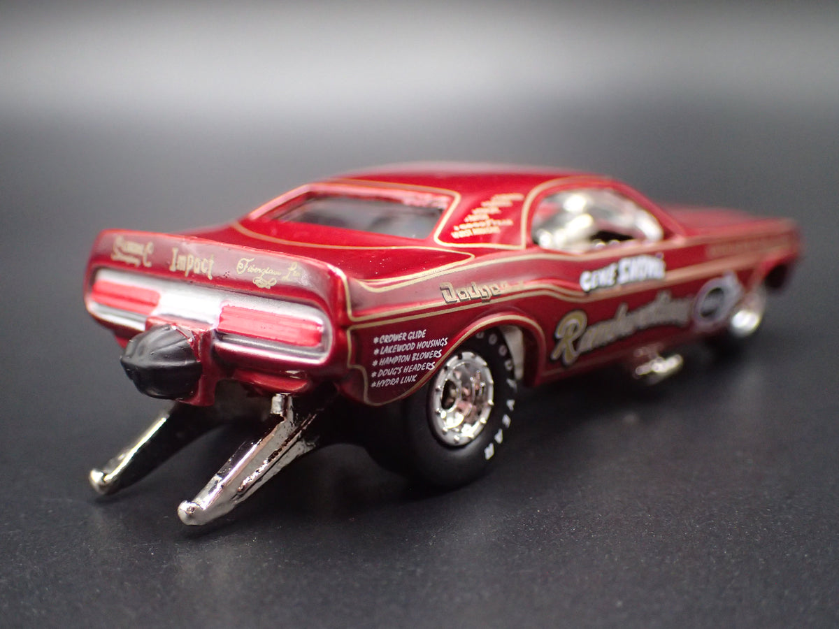 1969 69 DODGE CHARGER FUNNY CAR NHRA RAMBUNCTIOUS 1:64 SCALE DIECAST MODEL CAR
