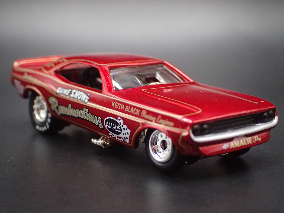 1969 69 DODGE CHARGER FUNNY CAR NHRA RAMBUNCTIOUS 1:64 SCALE DIECAST MODEL CAR