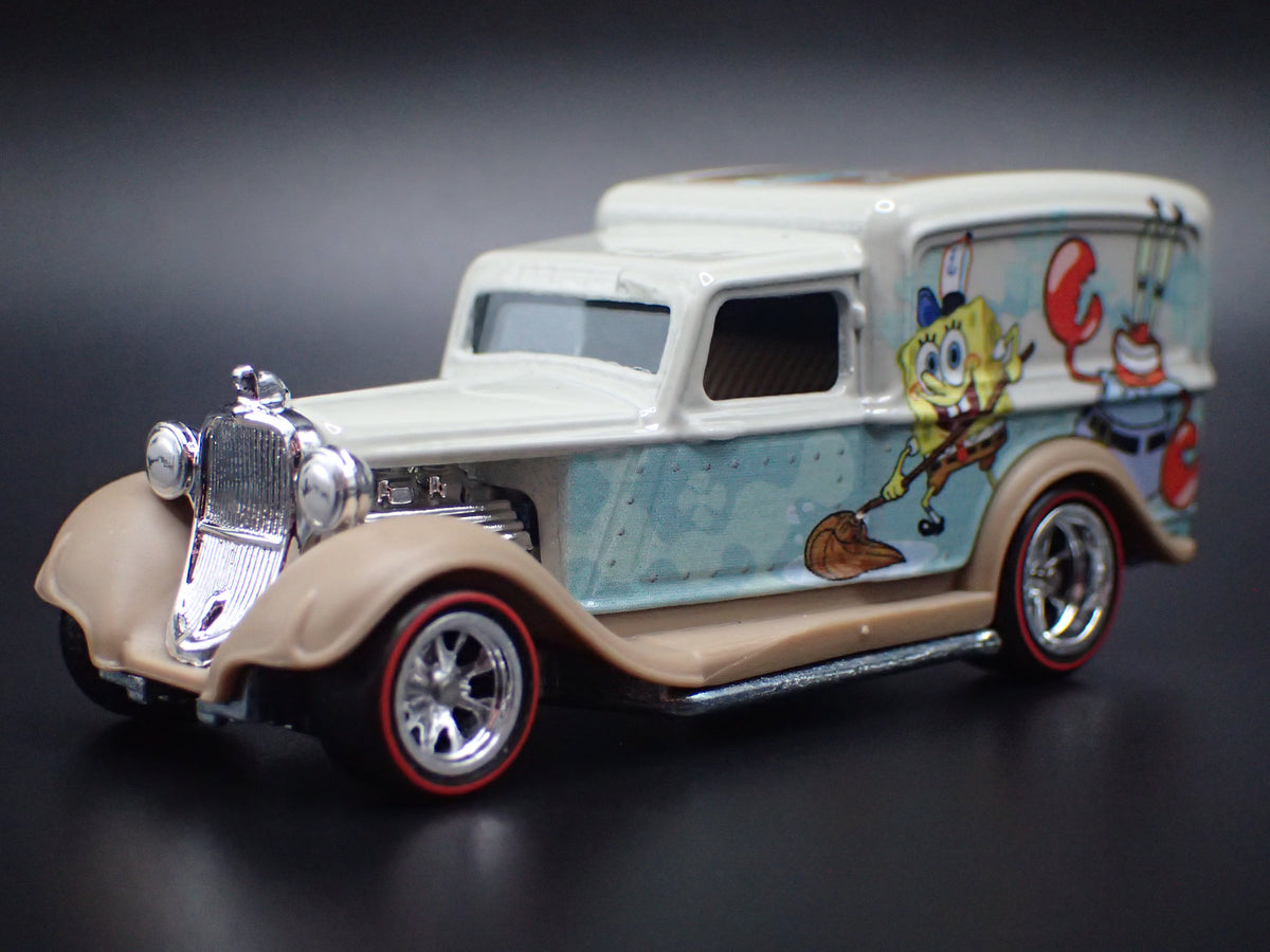 1934 34 DODGE DELIVERY VAN SPONGEBOB 1:64 SCALE DIORAMA DIECAST MODEL CAR