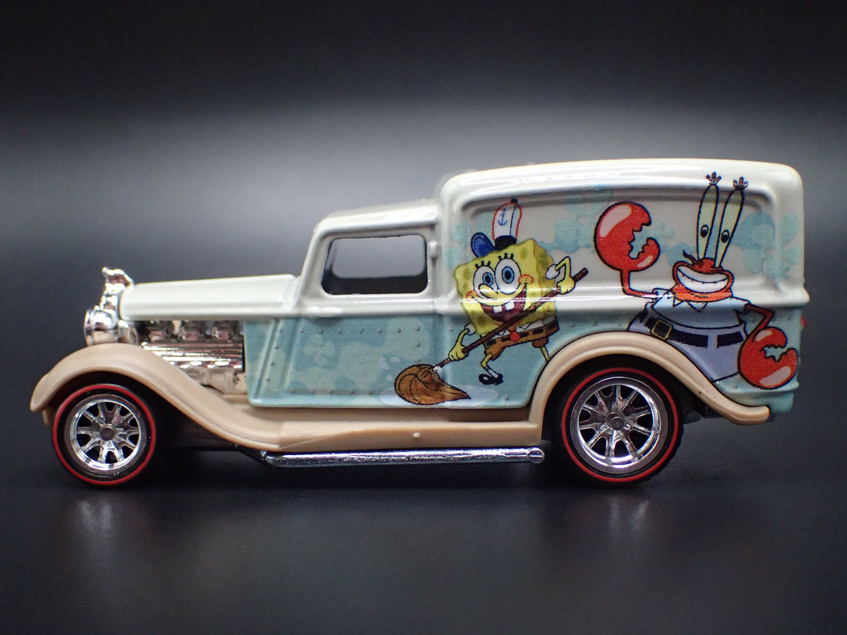 1934 34 DODGE DELIVERY VAN SPONGEBOB 1:64 SCALE DIORAMA DIECAST MODEL CAR