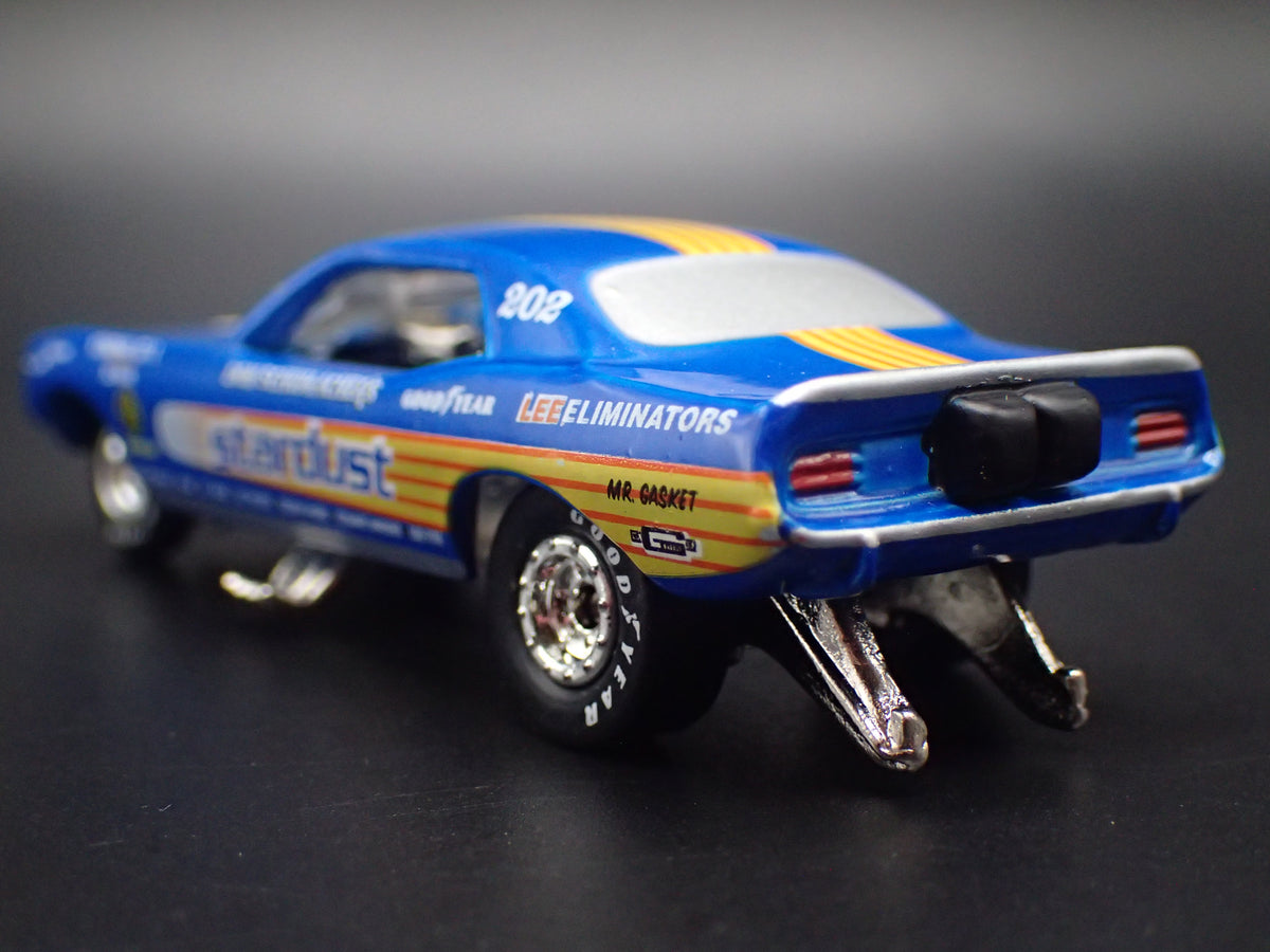 1970 70 PLYMOUTH DUSTER NHRA FUNNY CAR STARDUST 1/64 SCALE DIECAST MODEL CAR