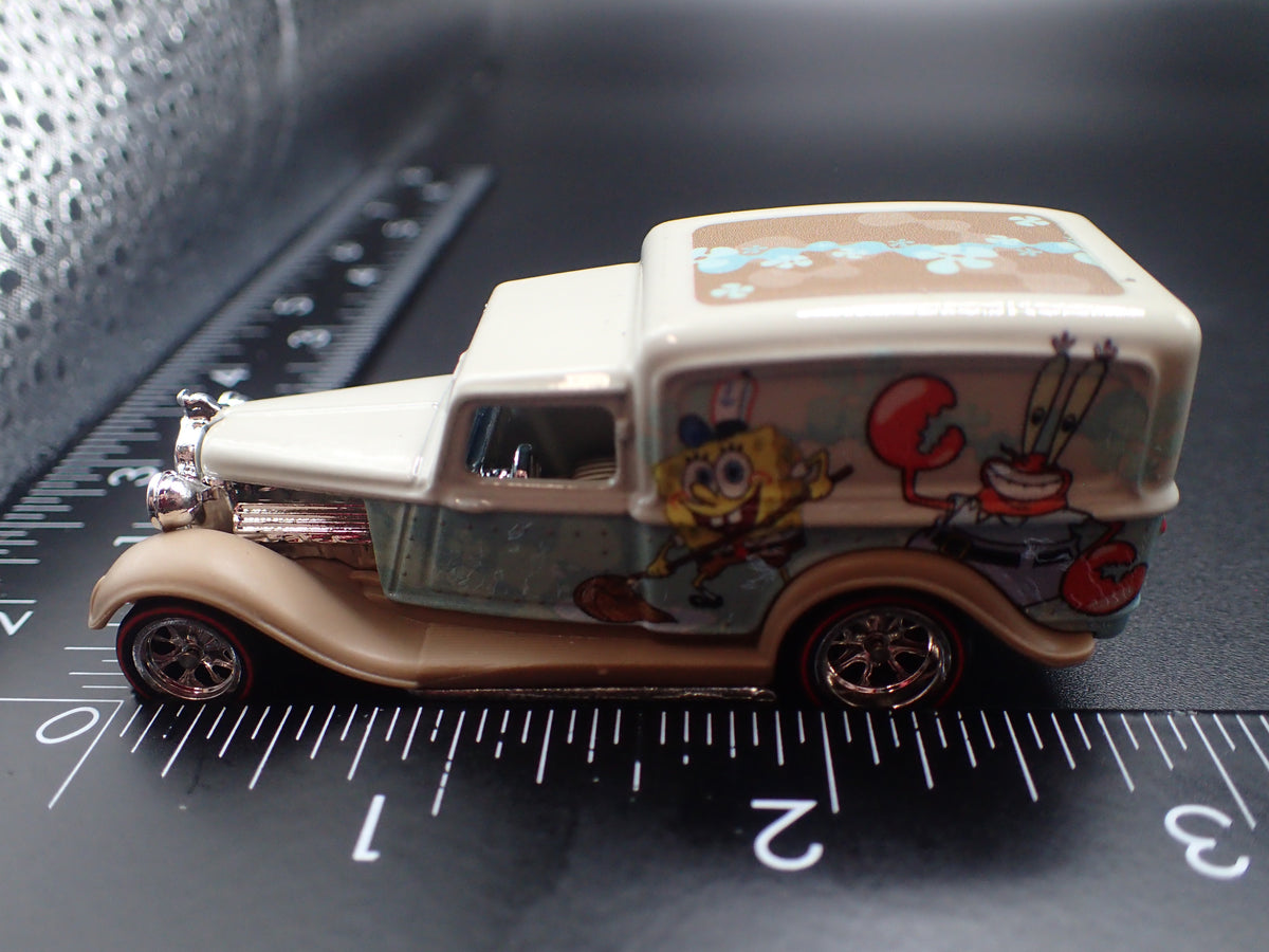 1934 34 DODGE DELIVERY VAN SPONGEBOB 1:64 SCALE DIORAMA DIECAST MODEL CAR