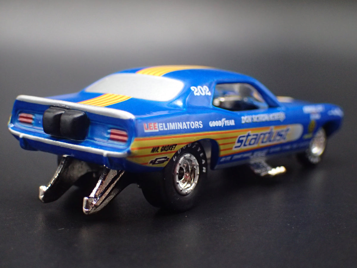 1970 70 PLYMOUTH DUSTER NHRA FUNNY CAR STARDUST 1/64 SCALE DIECAST MODEL CAR