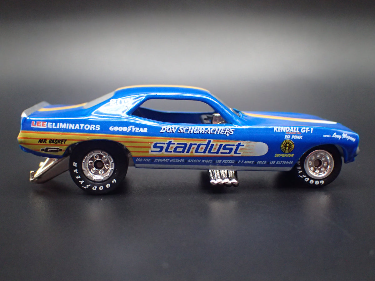 1970 70 PLYMOUTH DUSTER NHRA FUNNY CAR STARDUST 1/64 SCALE DIECAST MODEL CAR