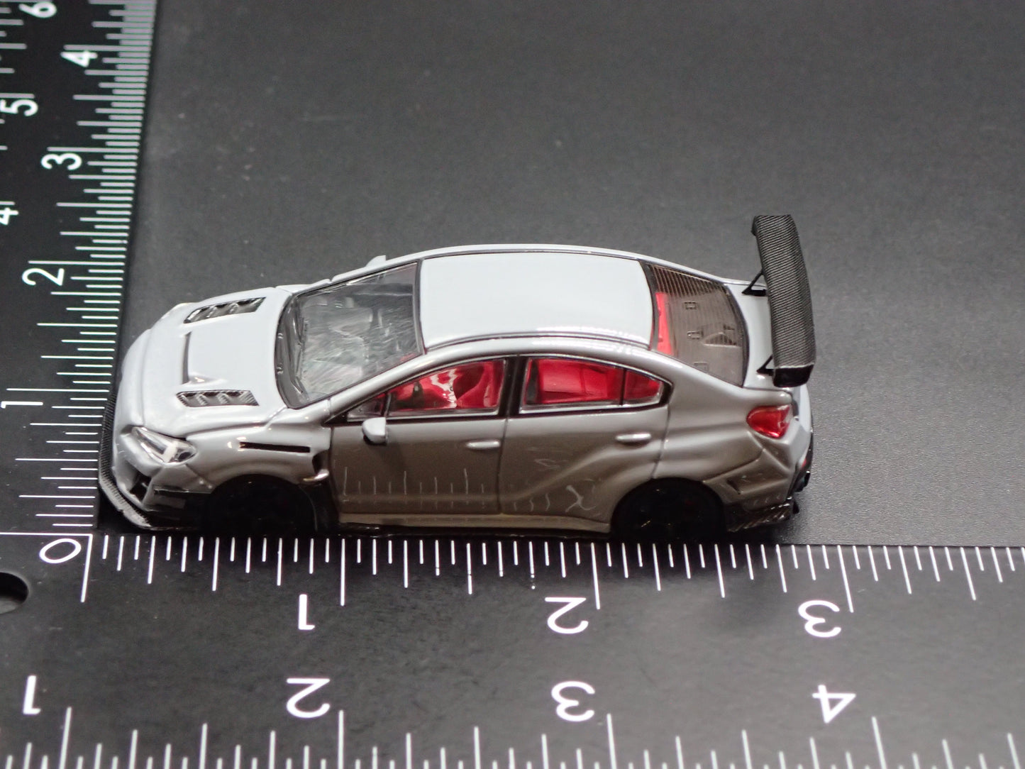 2021-2026 SUBARU IMPREZA WRX STI GRAY 1:64 SCALE DIORAMA DIECAST MODEL CAR