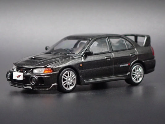 1996-1998 MITSUBISHI LANCER EVOLUTION EVO IV GRAY 1:64 SCALE DIECAST MODEL CAR